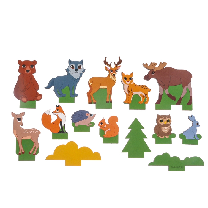 Головоломка. Повтори по образцу &laquo;Лес&raquo;