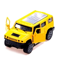 Машина металлическая &laquo;Крузер&raquo;, 1:48, инерция, открываются двери, цвет жёлтый
