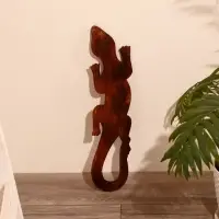 Панно дерево "Геккон" 50х12х1 см