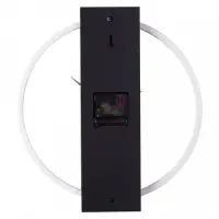 Часы настенные, интерьерные, бесшумные, d-30 см, металл с деревянным основанием