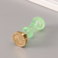 Сургучный набор "Растительный венок" печать, ручка, сургуч 12,5х10х3,6 см