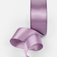 Лента атласная двухсторонняя №0434 38мм*25&plusmn;1м сиреневый TR