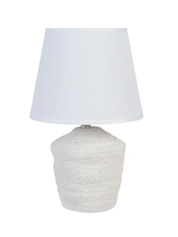 Лампа настольная "Песочные замки" 1х40Вт Е14 белый 21х21х32 см RISALUX