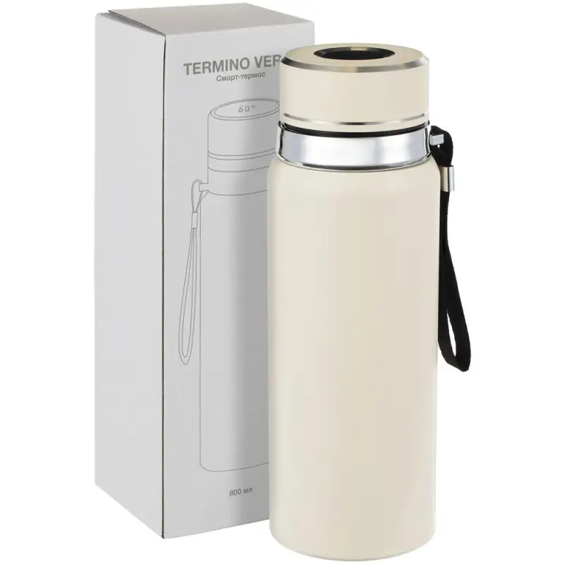 Смарт-термос Termino, ver.2, белый (молочный)
