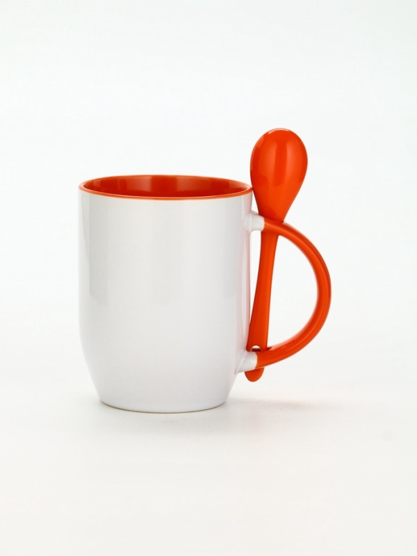 Кружка с ложкой "Самой лучшей мамуле", 350 мл