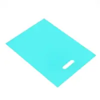 Пакет полиэтиленовый с вырубной ручкой, Бирюзовый 30-40 См, 70 мкм