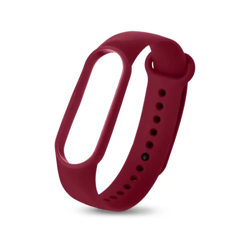 Ремешок для Mi 3/4 band silicon loop Wine red