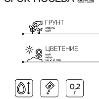 Семена цветов Аквилегия "Колумбина", 0,2 г