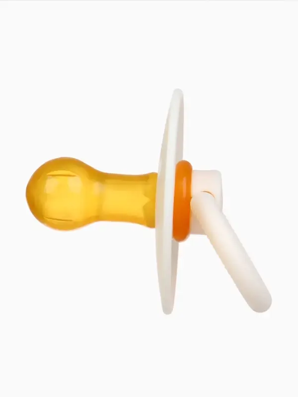 Набор классических пустышек, 2 шт., латекс, персиковый/айвори, в контейнере, от 0 мес., M&B