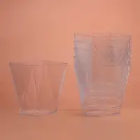 Форма пластиковая одноразовая для фуршета &laquo;Рубин&raquo;, 90 мл, прозрачная