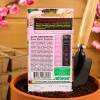 Семена цветов Астра "Леди Корал бежевая", ц/п,  однолетняя, серия Эксклюзив,  0,05 г