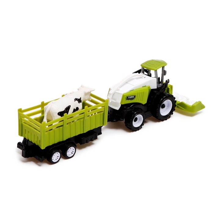 Комбайн инерционный &laquo;Фермер&raquo;, с прицепом