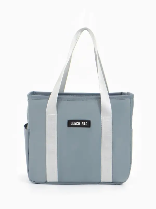 Термосумка на молнии, 6.4 л, цвет серый