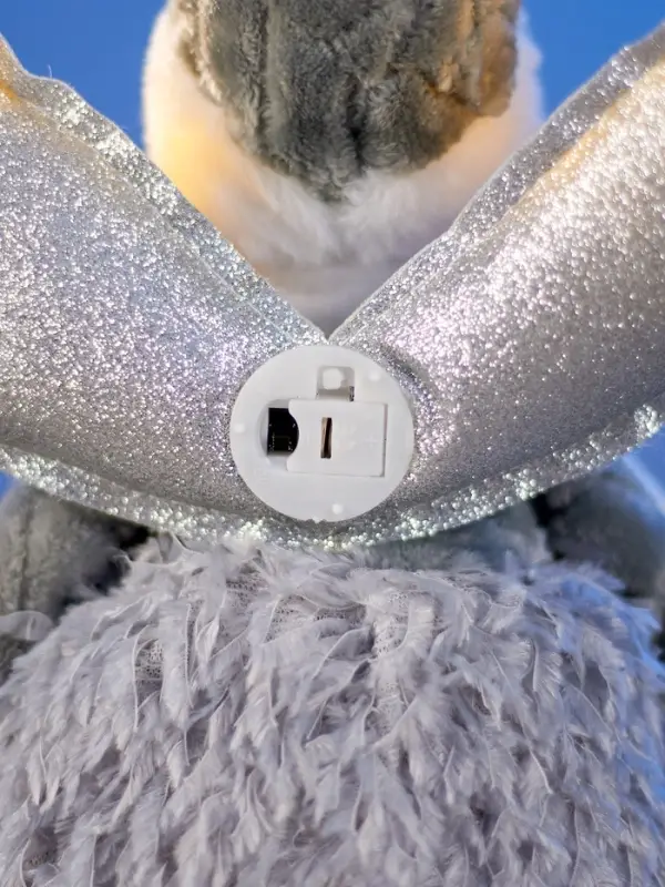 Фигура текстиль &laquo;Кукла в розовом&raquo; 70 см, 6 LED, AG10x3 (в компл.), Т/БЕЛЫЙ