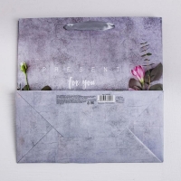 Пакет подарочный ламинированный квадратный, упаковка, &laquo;Лишь для тебя&raquo;, 22 х 22 х 11 см