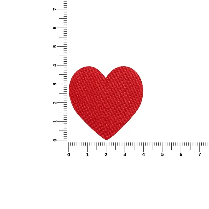 Наклейка тканевая Lunga Сor, M, красная