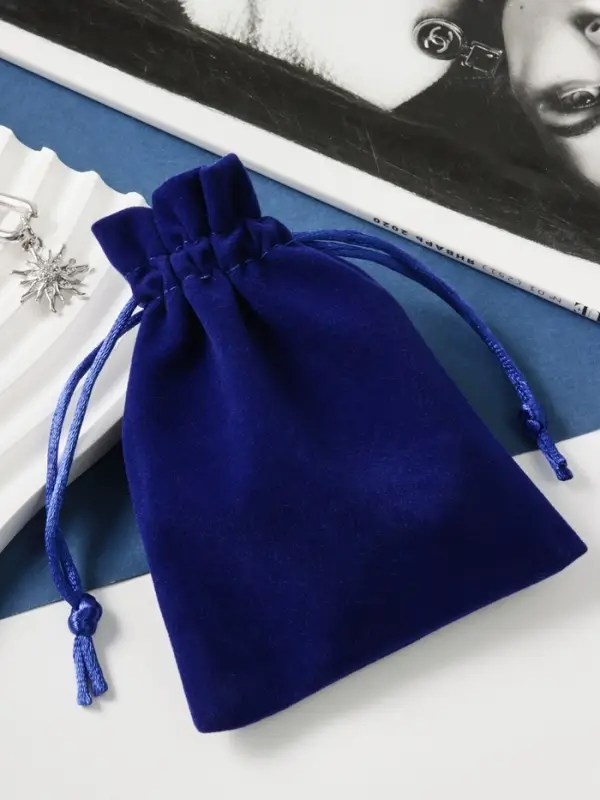 Мешочек бархатный &laquo;Классика&raquo;, 9&times;12, синий
