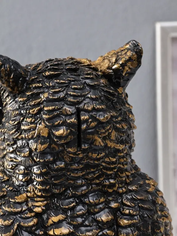 Копилка "Филин" 35 см, античный