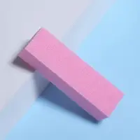 Баф наждачный для ногтей, четырёхсторонний, 9&times;2.5&times;2.5 см, МИКС