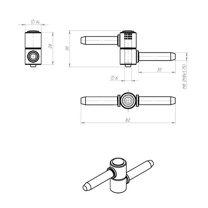 Петля дверная ПВВ-2, покрытие цинк