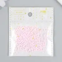 Бисер стекло 8/0 "Маршмеллоу. Матовый. Розовый зефир" 10 гр