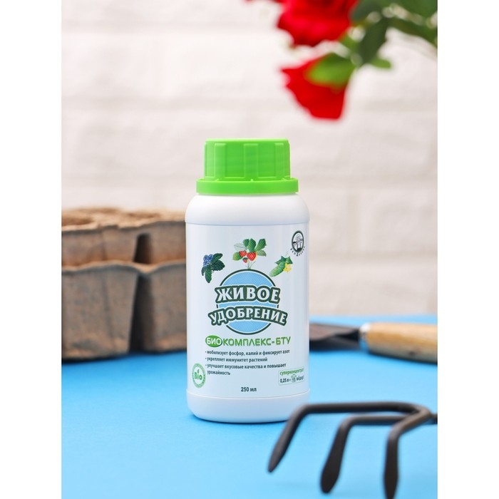 Универсальное Живое удобрение "Биокомплекс-БТУ",  0,25 л