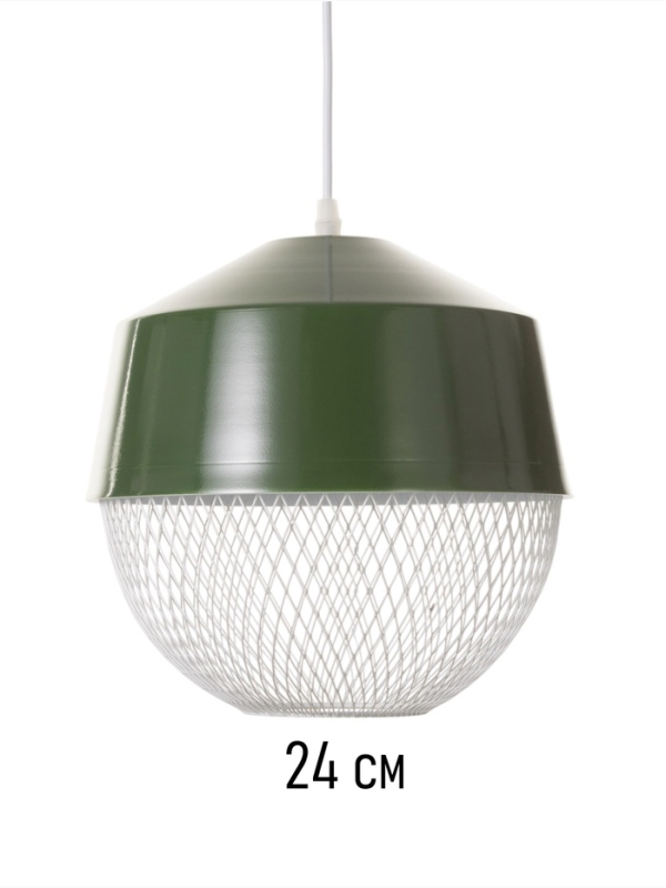 Светильник Lea 1х40Вт Е27 зеленое яблоко  26х26х32см