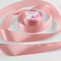 Лента атласная, 40 мм &times; 23 &plusmn; 1 м, цвет розовое золото №146