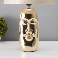 Настольная лампа с абажуром RISALUX &laquo;Рикардо&raquo;, Е27, 40 Вт, фигурное основание, 30&times;30&times;48 см