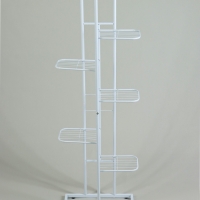 Подставка для цветов Greengo, 7 полок, 43 &times; 22 &times; 126 см, напольная, металл, белая