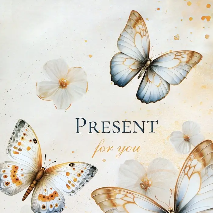 Пакет подарочный крафтовый Present for you 15&times;21&times;8 см, 120 г/м&sup2;