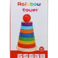 Пирамидка-сортер  детская развивающая