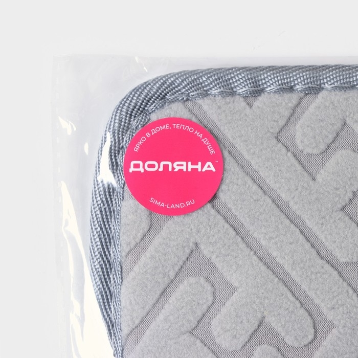 Чехол на сиденье для унитаза на липучках Доляна &laquo;Фили&raquo;, цвет МИКС