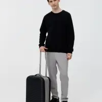 Чемодан Bonfold, черный с серым