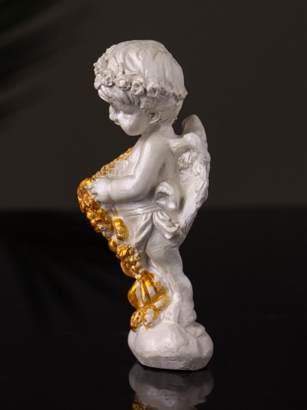 Ангел с рогом изобилия, 8,5х3 см, перламутр