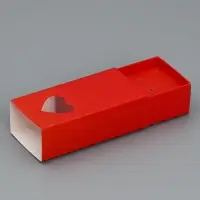 Коробка под бижутерию, упаковка, &laquo;Красная&raquo;, 10 х 5 х 3 см