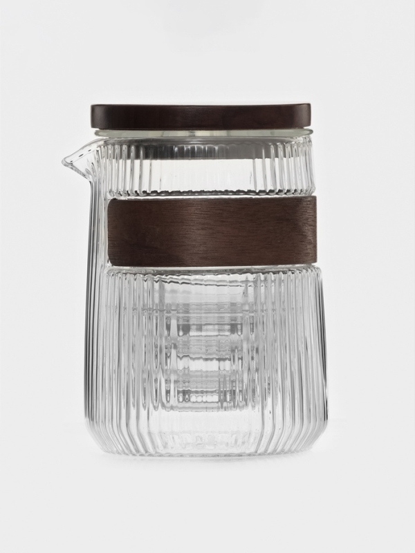 Набор чайный в сумочке "Иши", чайник, 3 пиалы