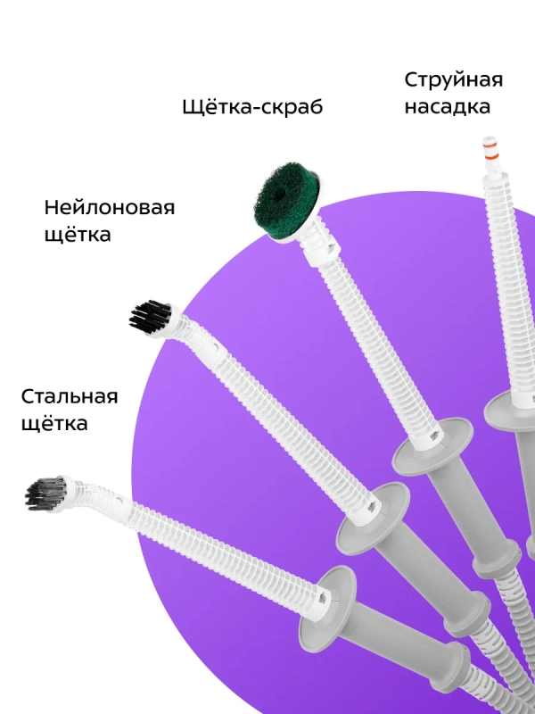 Паровая швабра "2 в 1" с насадками КТ-3942 - 1500 Вт