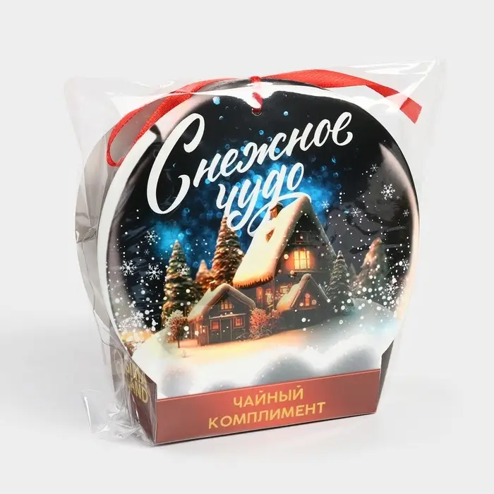 Чай подарочный, &laquo;Снежное чудо&raquo;, ассорти, 12,6 г (7 пакетиков х 1,8 г).