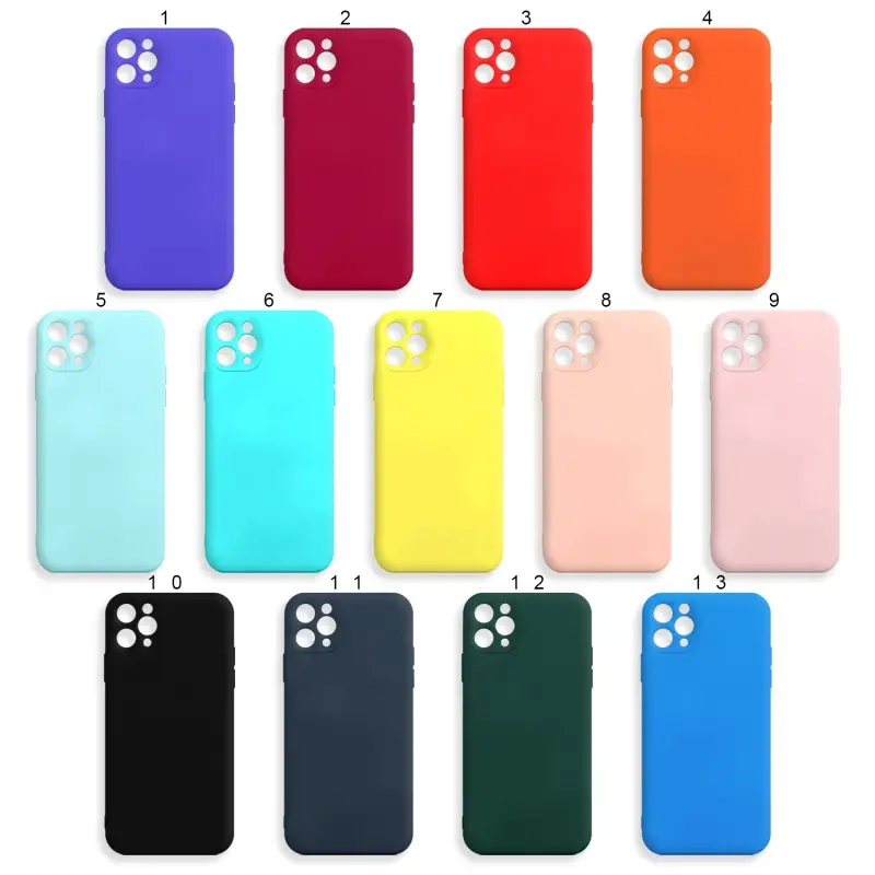 Чехол iPh 11 Pro Max Silicone WS (без лого, в прозрачном пакете)