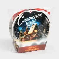 Чай подарочный, &laquo;Снежное чудо&raquo;, ассорти, 12,6 г (7 пакетиков х 1,8 г).
