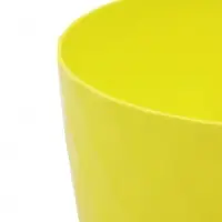 Кашпо с прикорневым поливом "Румба" 1 л, D13,5 см, h-12 см, цвет лимон