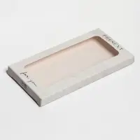 Коробка для шоколада, кондитерская упаковка, &laquo;For you&raquo;, с окном, 17.3 х 8.8 х 1.5 см