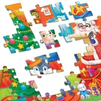 Пазл детский &laquo;Мы встречаем Новый год&raquo;, 54 элемента