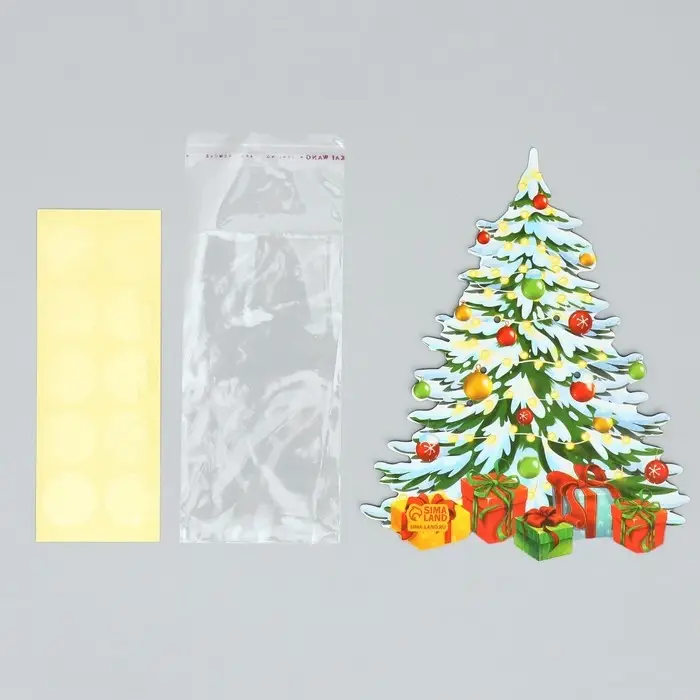 Пакет под сладости &laquo;Ёлка&raquo;, 11 х 6 см