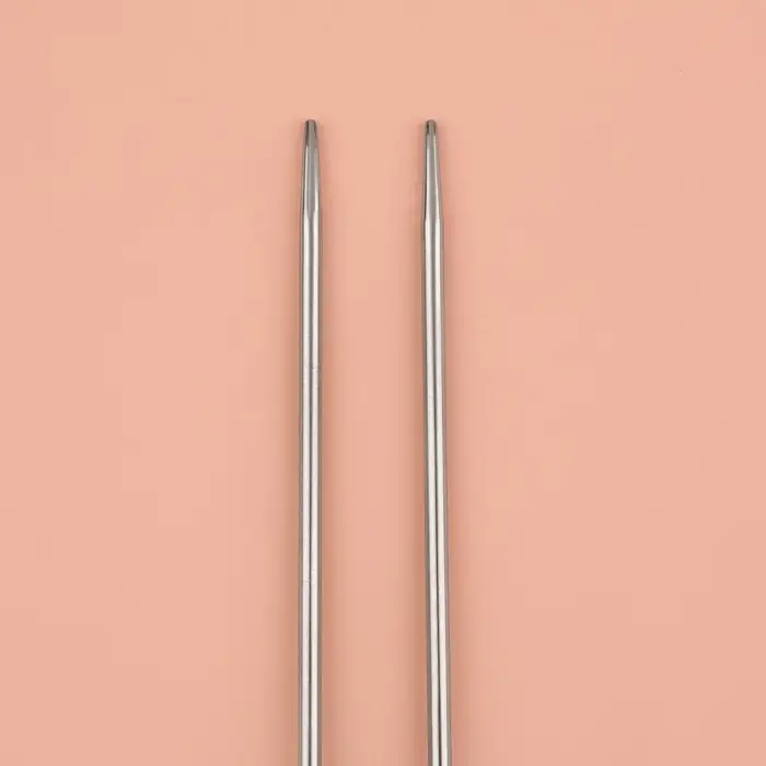Спицы для вязания, прямые, d = 2 мм, 35 см, 2 шт
