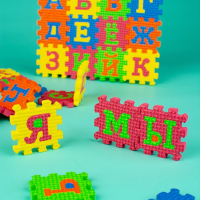 Конструктор-коврик &laquo;Алфавит&raquo;, рамки-вкладыши, 36 деталей