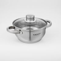 Набор кастрюль &laquo;Гретта&raquo;, 3 предмета: 1,6 л, 2,2 л, 3,2 л, капсульное дно, индукция