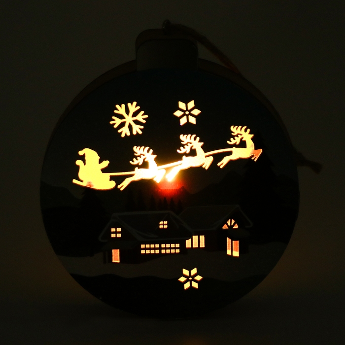 Декор с подсветкой &laquo;В ожидании чуда&raquo;, 12 &times; 11 &times; 2,5 см