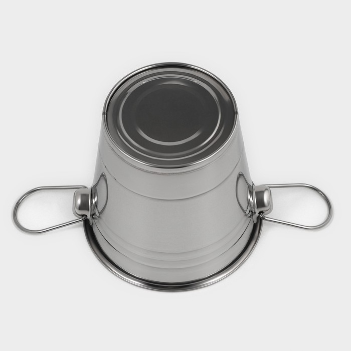 Ведро для льда из нержавеющей стали, 2,5 л, 17&times;15,5 см